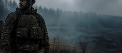 Боец в полевых условиях