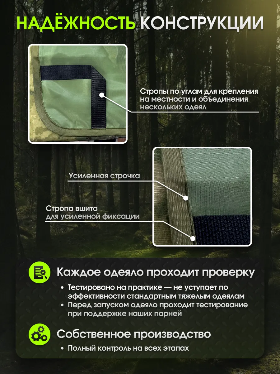 Антидроновое покрывало с защитой от тепловизора GEN2 — изображение 5